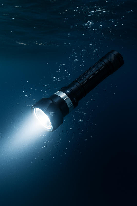 Powerful Diving Flashlight – 26650 Battery
